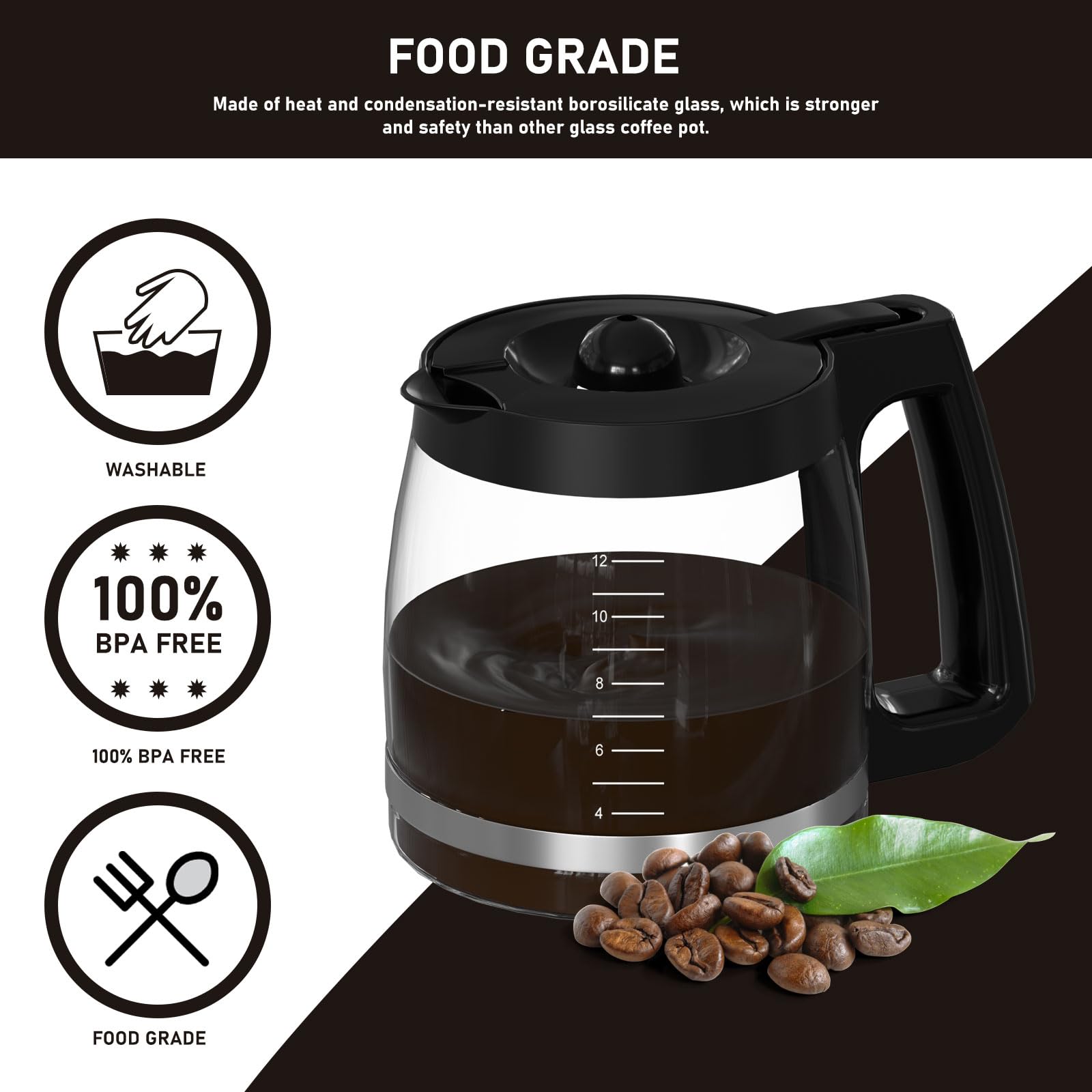 Coffee Machine Hamilton Beach Carafe Replacement 49980a Hamilton