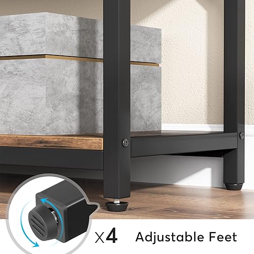 Miniatura 5 de Tribesigns Estantería de 79 pulgadas de alto, estantería escalonada de 8 niveles, estantes abiertos modernos independientes, estantería ancha de