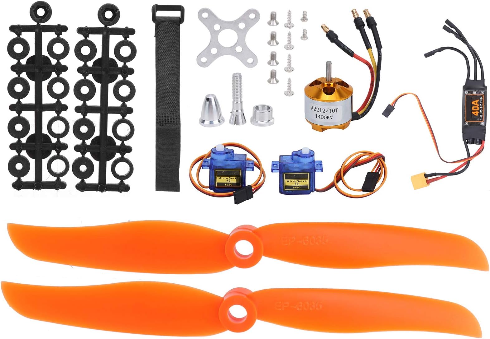 Compact Size RC Aircraft Engine SG90 Servo Aeroplane Speed Controller with Various Transmitters for Home or Airfield