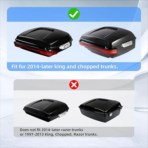 Miniatura 2 de TCT-MOTORPARTS King Tour Pack - Lámpara trasera de freno para Harley Touring Electra Road Glide Ultra Classic FLHTCU FLTRX 2014-2025