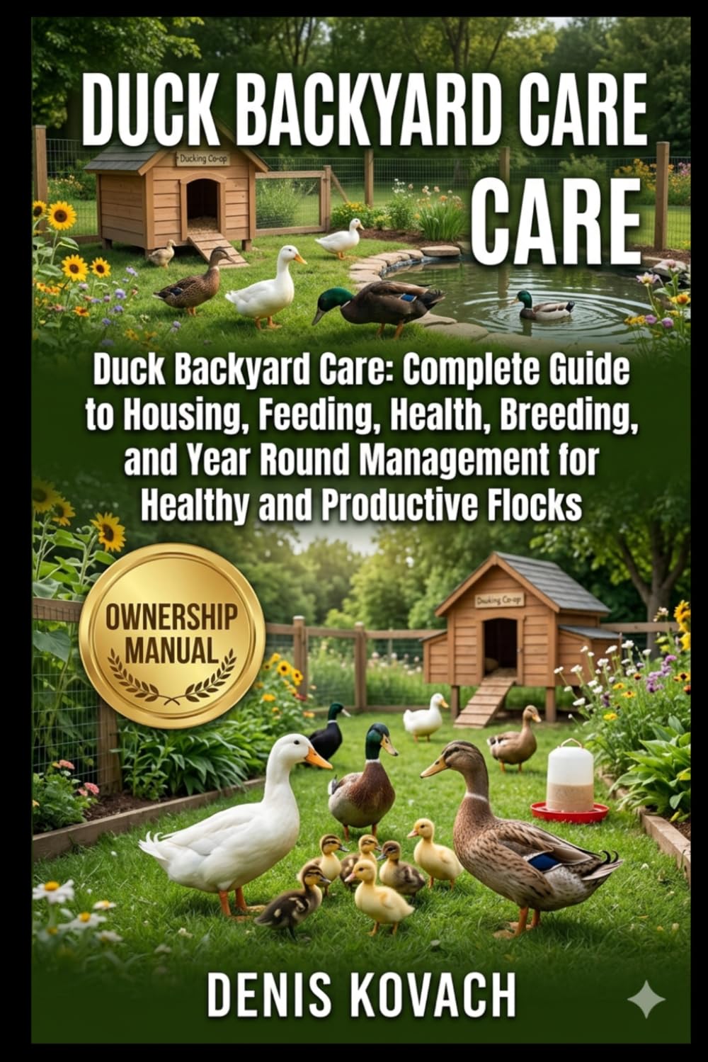 DUCK BACKYARD CARE: Duck Backyard Care: Complete Guide to Housing, Feeding, Health, Breeding, and Year Round Management for Healthy and Productive Flocks
