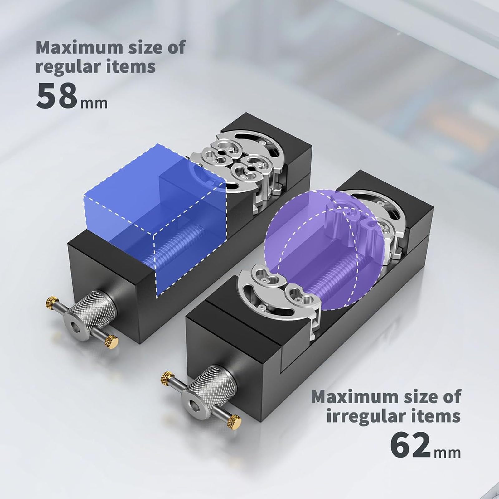 Controles de presión inteligentes, herramienta de sujeción de aluminio, abrazadera de fácil agarre para trabajos de metal delicados, madera, metal, manualidades, práctica abrazadera
