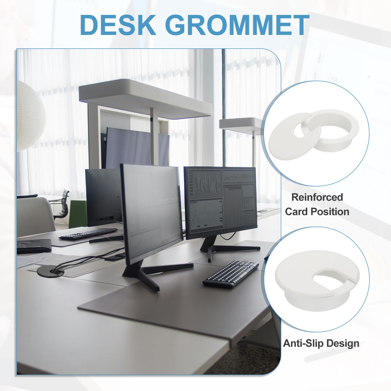 PATIKIL Desk Grommet 2" - Image 3