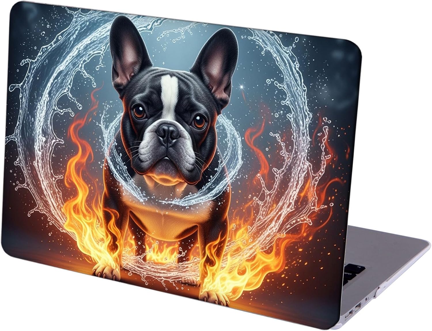 Compatible with MacBook Neo 13-inch, Hard Shell Case with Keyboard Cover and Screen Protector (A3404 A18 Pro chip, 2026 Release) - French Bulldogs MC22122