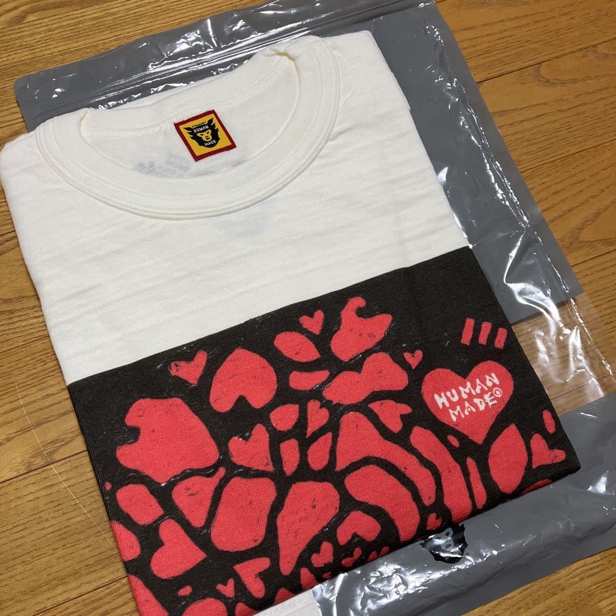 Amazon.co.jp: 木梨憲武 × HUMAN MADE T-SHIRT 白(L) ヒューマン