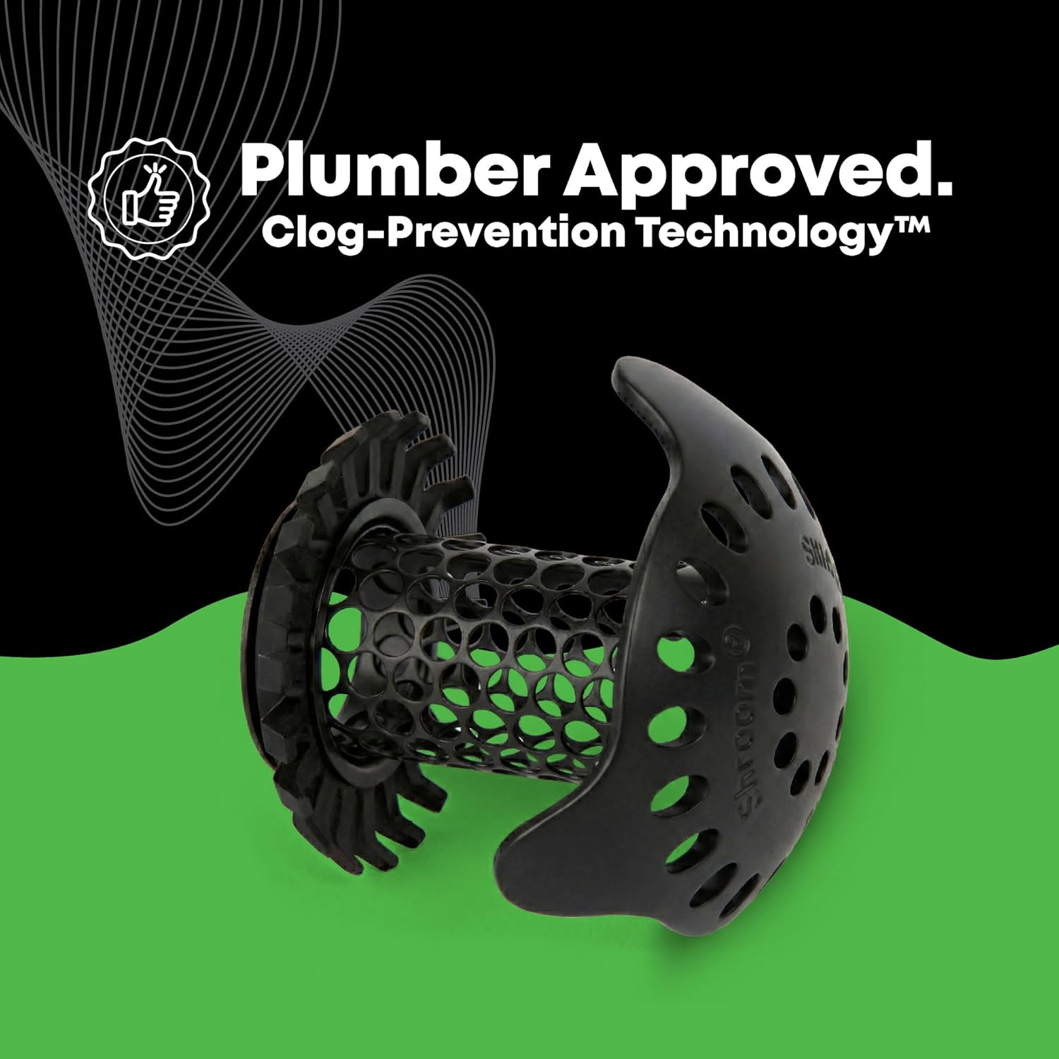 SinkShroom Ultra Bathroom Sink Drain Protector, Stainless Steel, Matte Black, Hair Catcher with Multiple Drain Adapters - Image 8