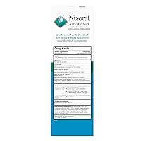 Vista 4 de Nizoral Anti-Dandruff Shampoo with 1% Ketoconazole, 14 Fl Oz, Peppermint and Tea Tree Scent, Anti Fungal Shampoo, For All Hair Types