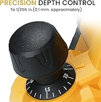 Vista 2 de Cepilladora manual inalámbrica compatible con batería Dewalt de 20 V MAX (solo herramienta), motor sin escobillas de 16000 RPM, cepilladora