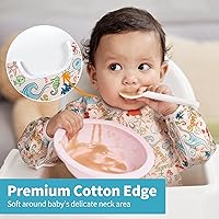 Vista 3 de Juego de 3 baberos de manga larga