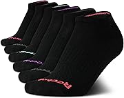 Reebok Women's Athletic Socks - Performance Low Cut Socks (6 Pack)