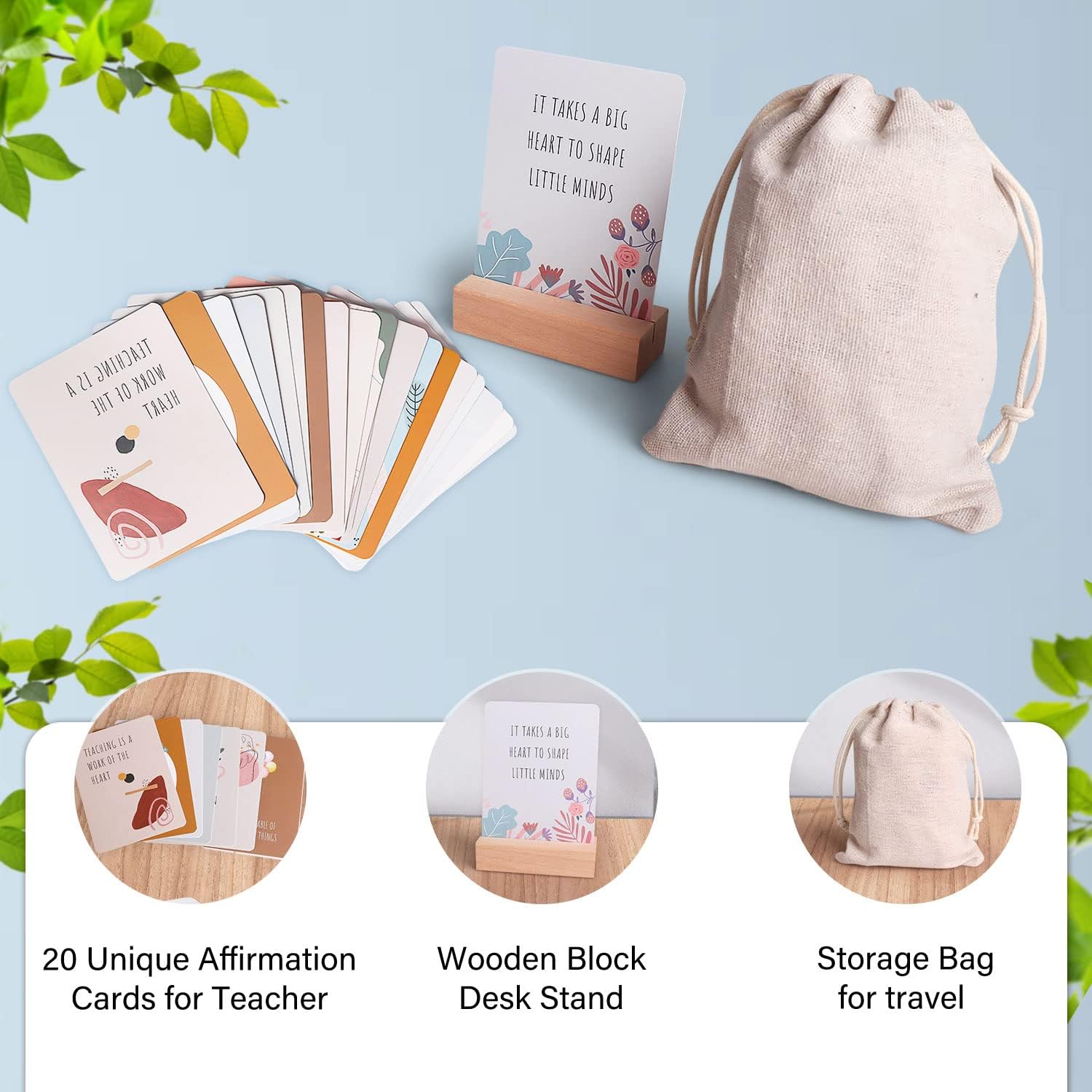 Teacher Gifts, Teacher Appreciation Gifts with 20 OZ Insulated Tumbler, Affirmation Cards Unique Gift Ideas for Women, Cozy Socks Thank You Basket Box for New Teachers, Teachers Christmas Gift image 3