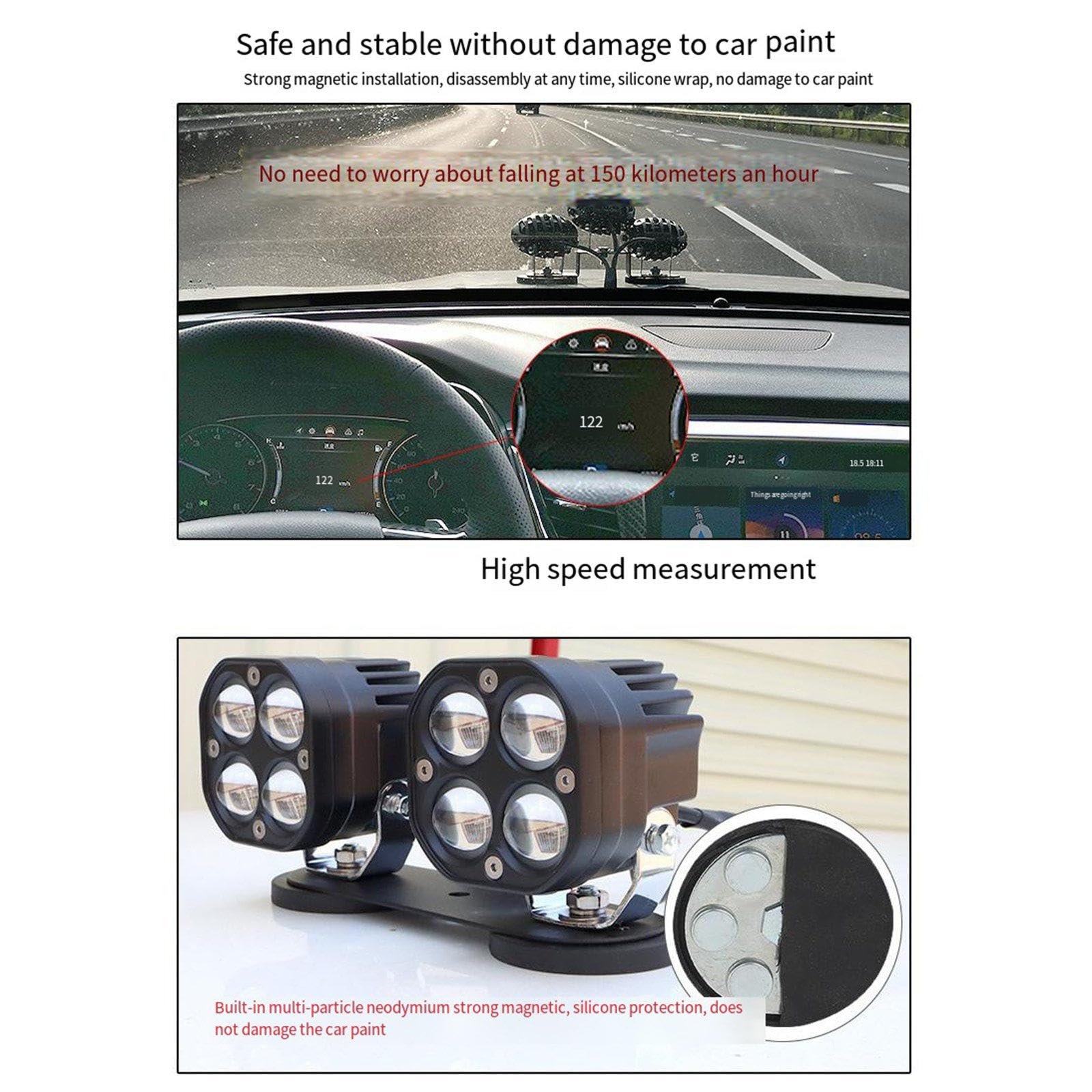 3 cal światło drogowe motocykla reflektor 6500K biały 3000K żółte światło robocze Led lampa przeciwmgielna dla samochodów ciężarowych terenowych 12V 24V