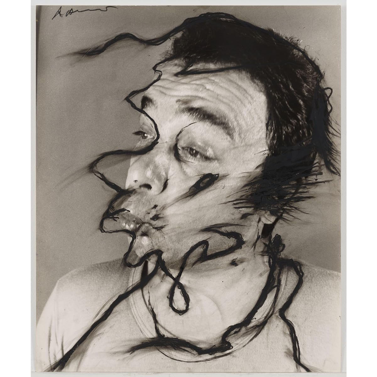 Impression giclée de qualité musée Arnulf Rainer grand format - 2