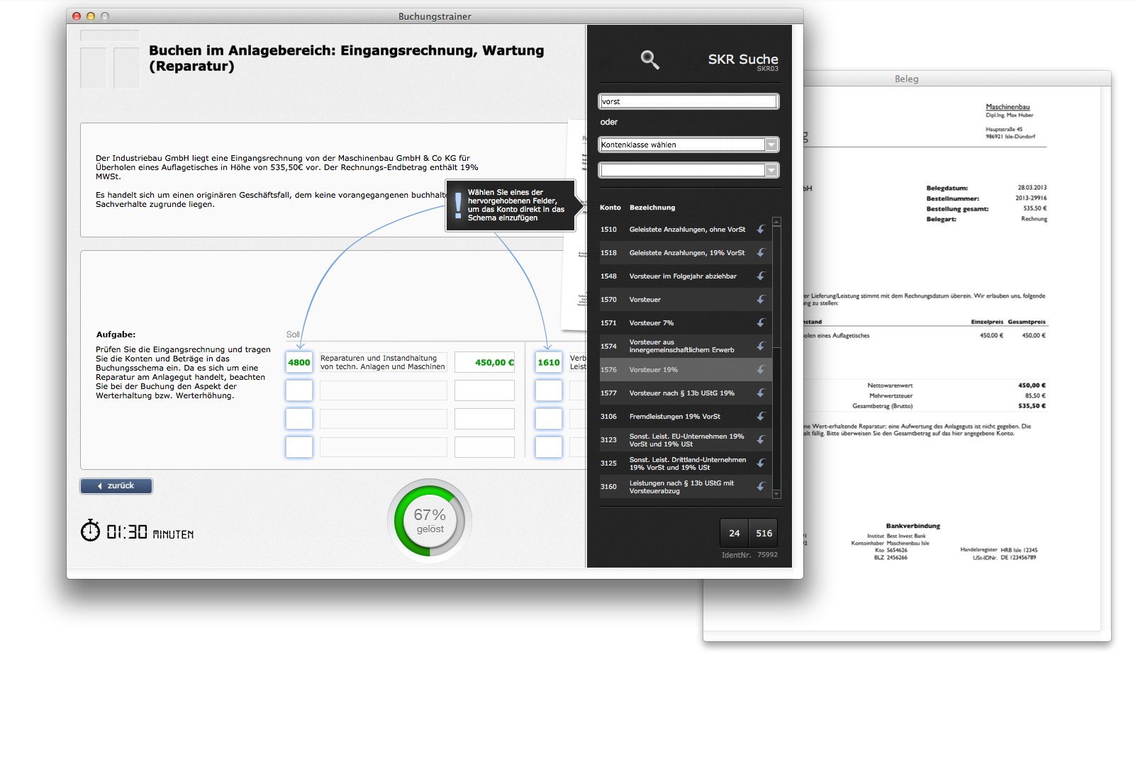 Buchungstrainer Xpert Business Finanzbuchführung 1 2022: Interaktive Belegsammlung für Kursteilnehmer (Lernsoftware) 750 Belege SKR03 SKR04 Bundle