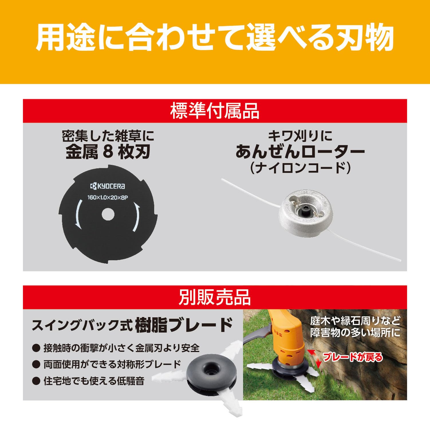 Amazon | 京セラ(Kyocera) 旧リョービ 充電式刈払機 BK-1800 661250A 