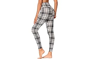 Plaid High Waisted Leggings for Women by GAYHAY- Confidence in Every Stride
