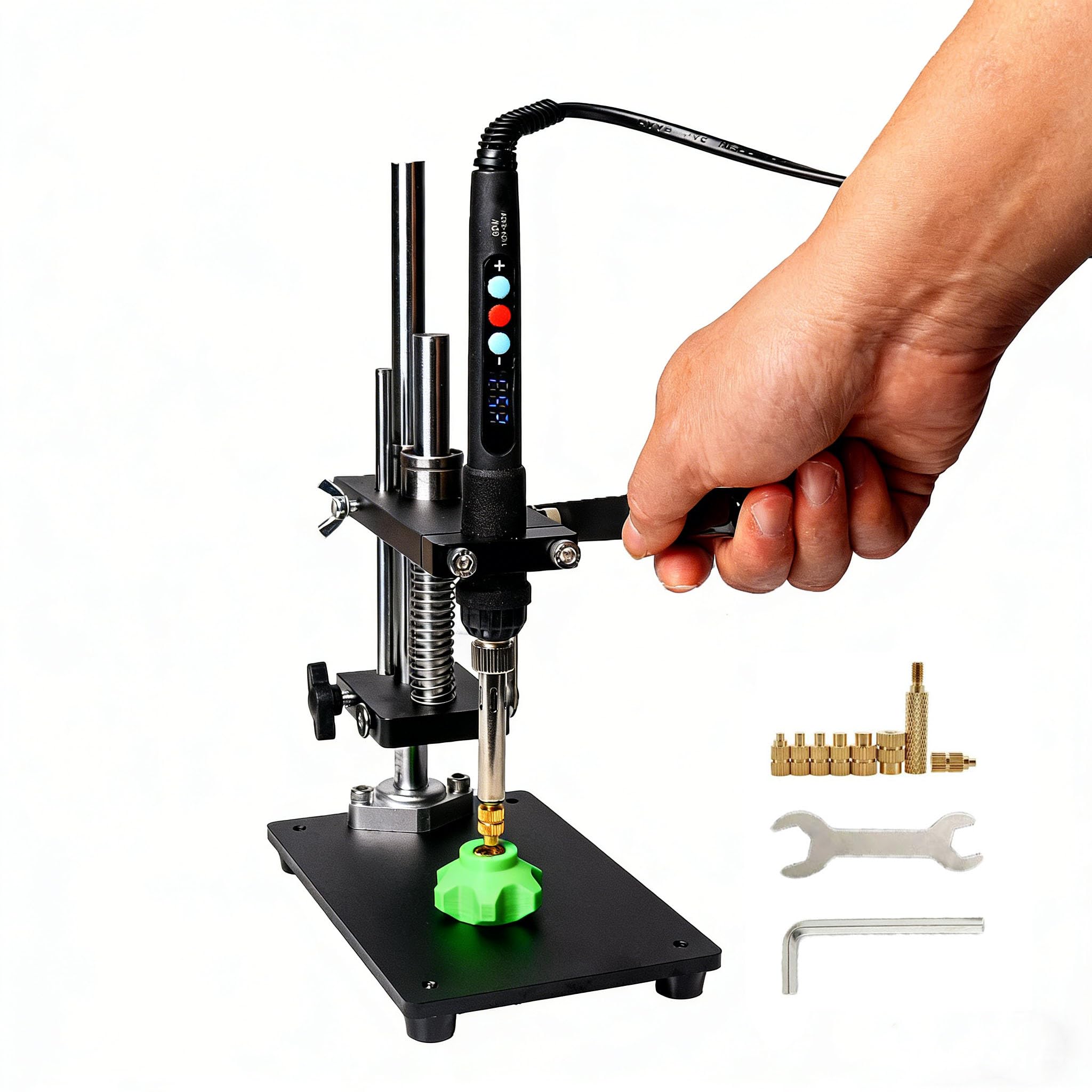 Presse à chaud pour inserts thermofixés : fixez vos pièces 3D proprement