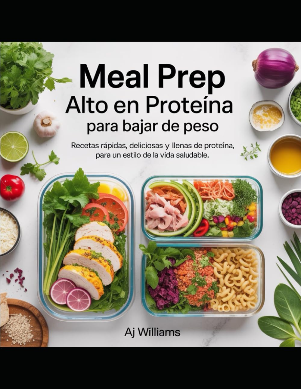 PREPARACIÓN DE COMIDAS ALTAS EN PROTEÍNA PARA BAJAR DE PESO: Una guía completa de recetas rápidas, deliciosas y llenas de proteína para una pérdida de grasa sostenible y un estilo de vida ocupado