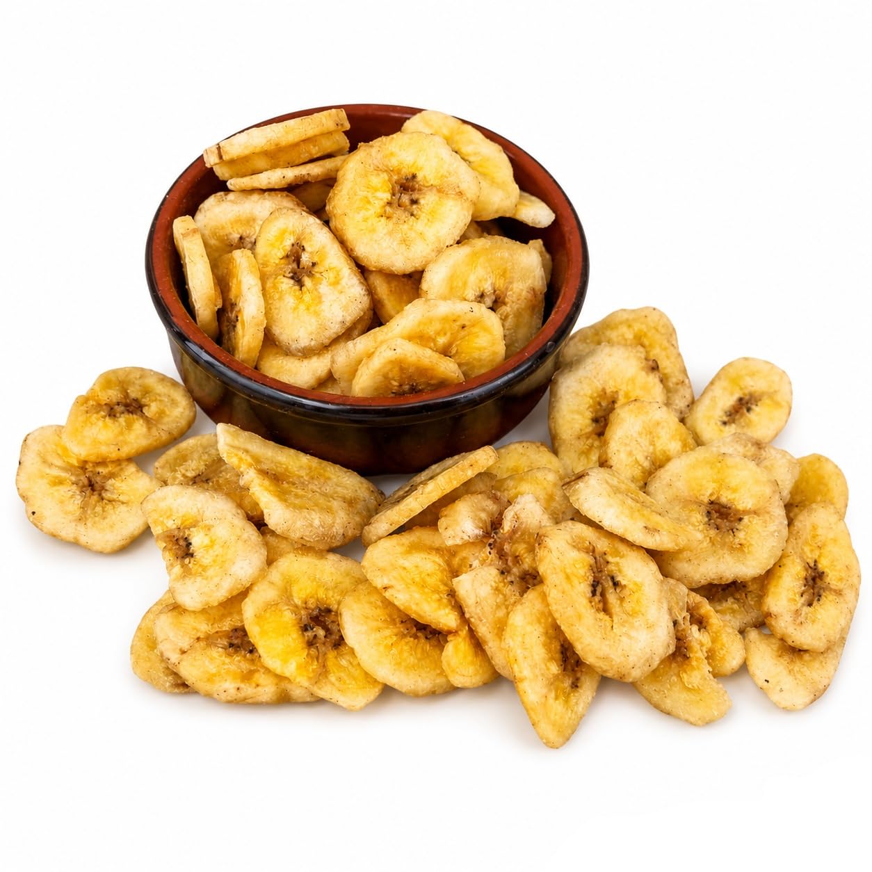 IGART FOOD & WOOD Bananenchips Getrocknete Bananenscheiben von den Philippinen Süßer Snack Knusprige exotische Früchte Praktische Verpackung (5kg)