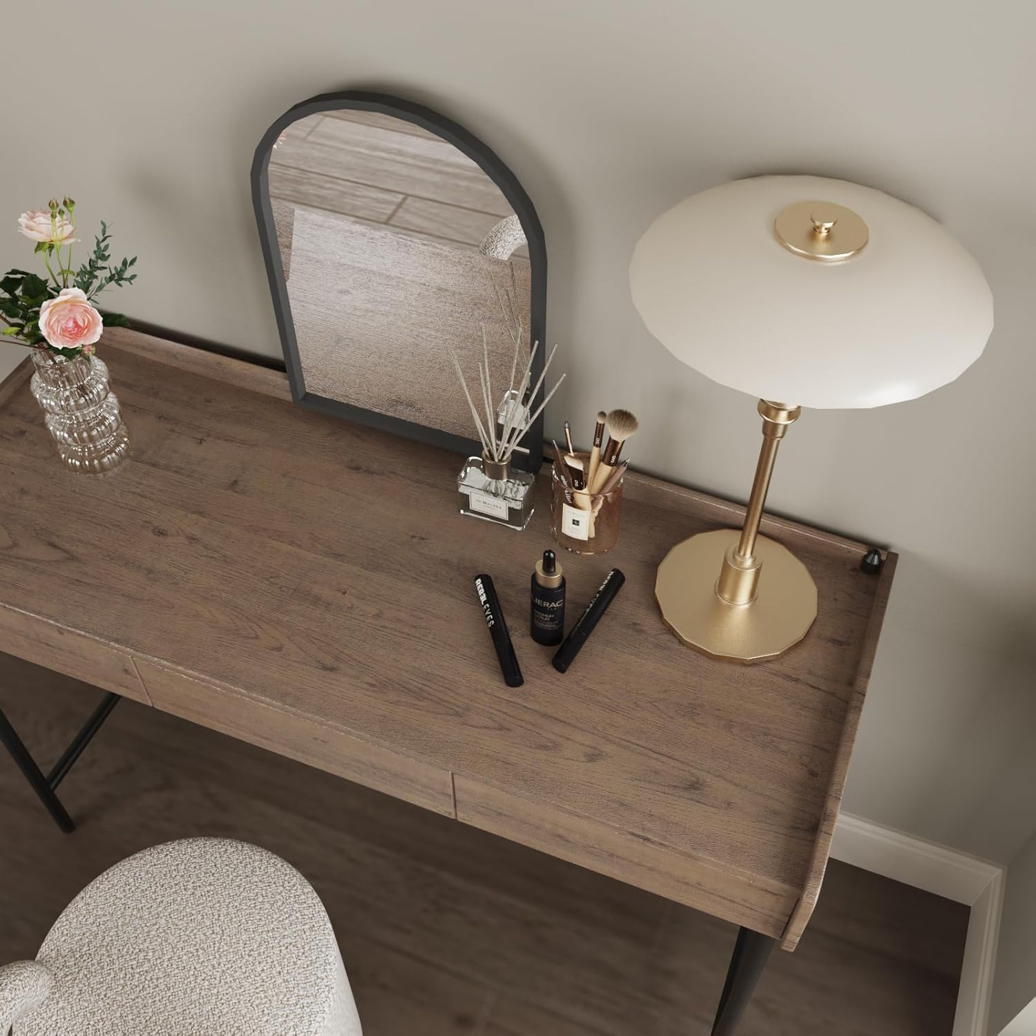 48''x197'' Large Wood Wallpaper Brown Wood Contact Paper Self Adhesive Wood Grain Contact Paper for Furniture Countertops Bubble Free Design Thick Removable Waterproof Top Vinyl Wrap