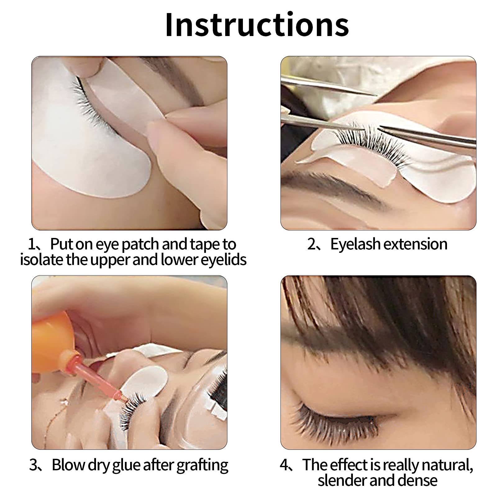 Cozlly 6 Rolls Eyelash Tape, Breathable Micropore Fabric Lash Tape, Lash Extensions Supplies (9m Each Roll) - Image 4