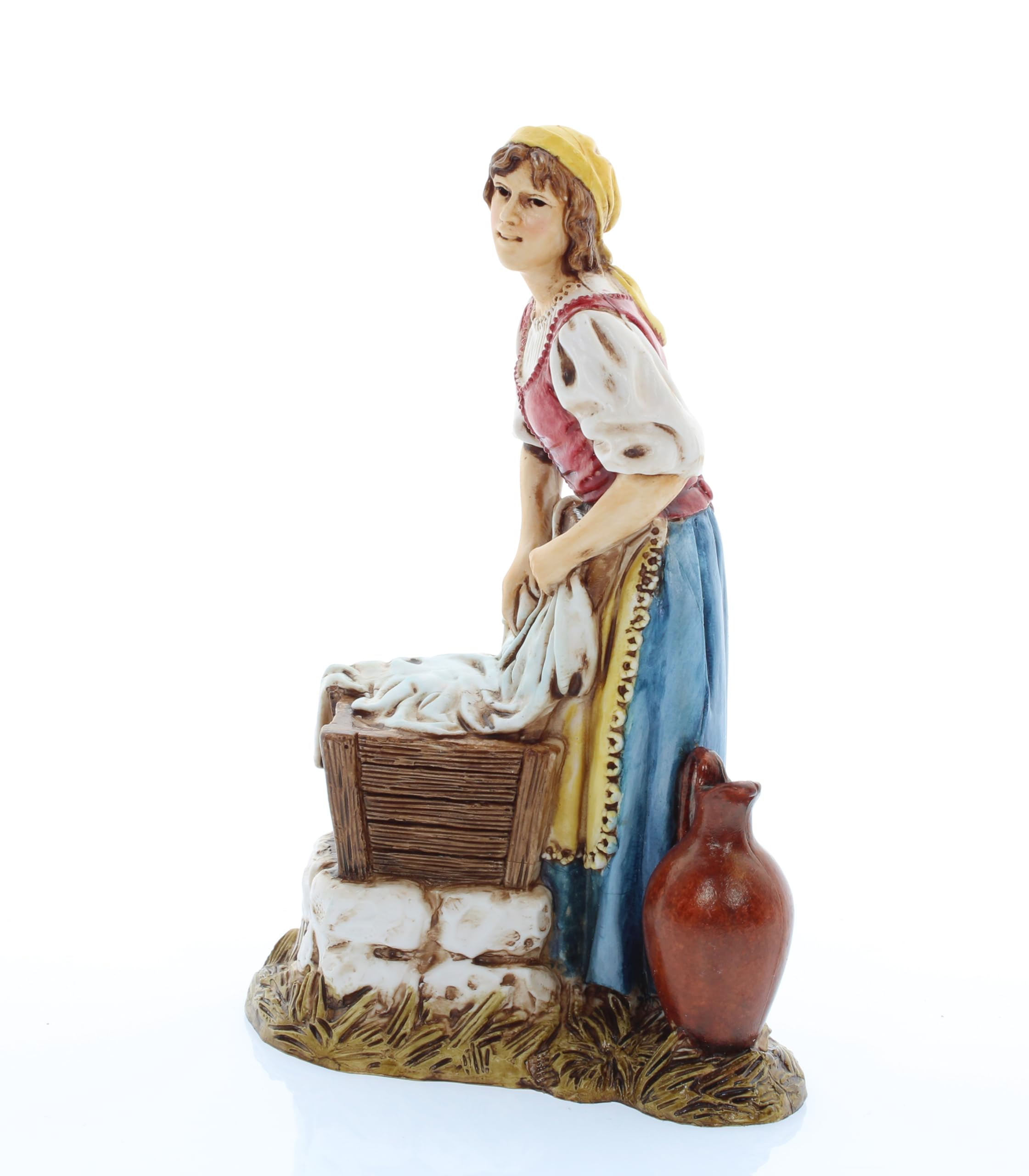 Statuina Bambine In Piedi Per Presepe Da 10 Cm - Scala 1:20, Pittura A Mano, Made In Italy Di Martino Landi - Foto 2