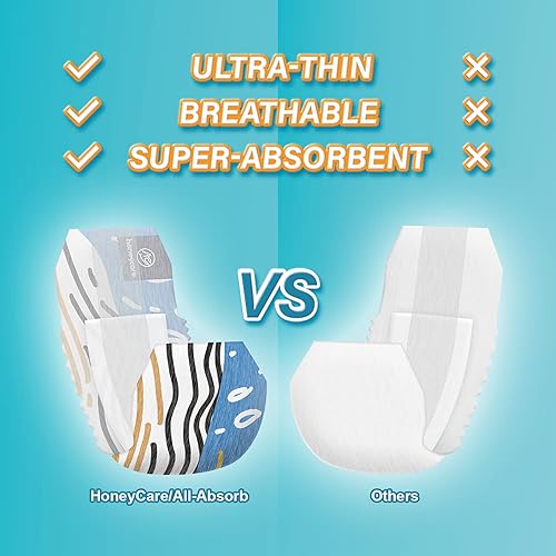 Miniatura 4 de HONEY CARE All Absorb Petrichor - Pañal para perro macho, desechable, pequeño, blanco, 100 unidades