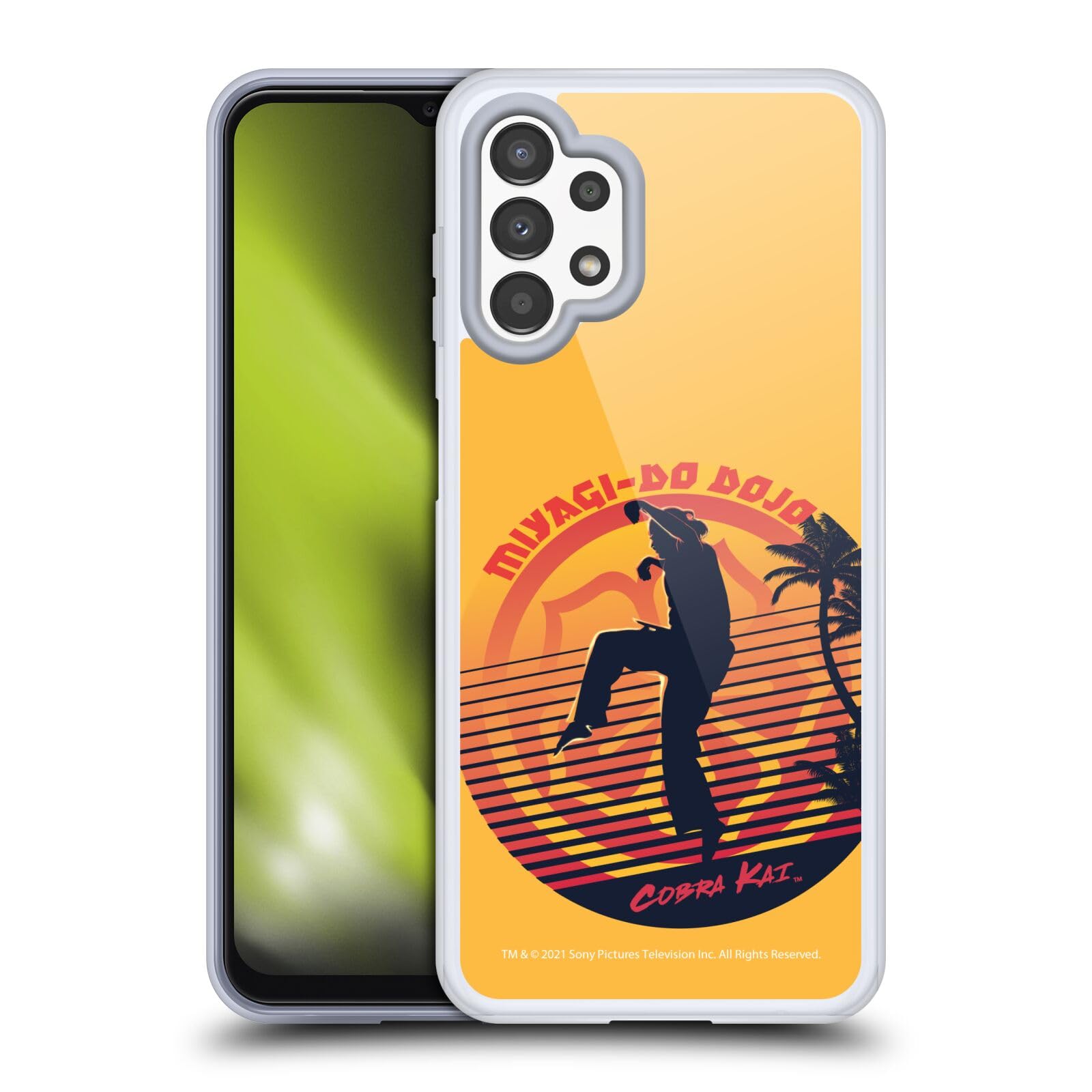 Funda Samsung Galaxy A13 silicona duradera Miyagi Do Logo 7