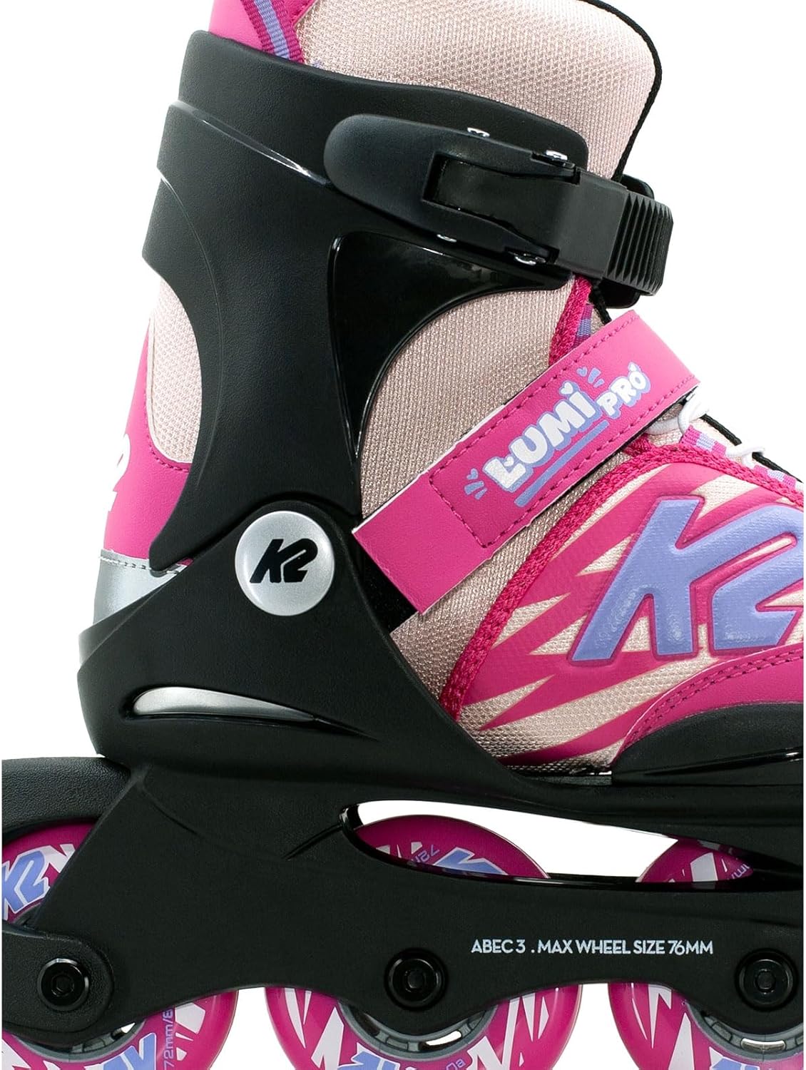 K2 Lumi Pro Youth Inline Skates 2026 – Adjustable Kids Roller Skates with Speed Lacing System