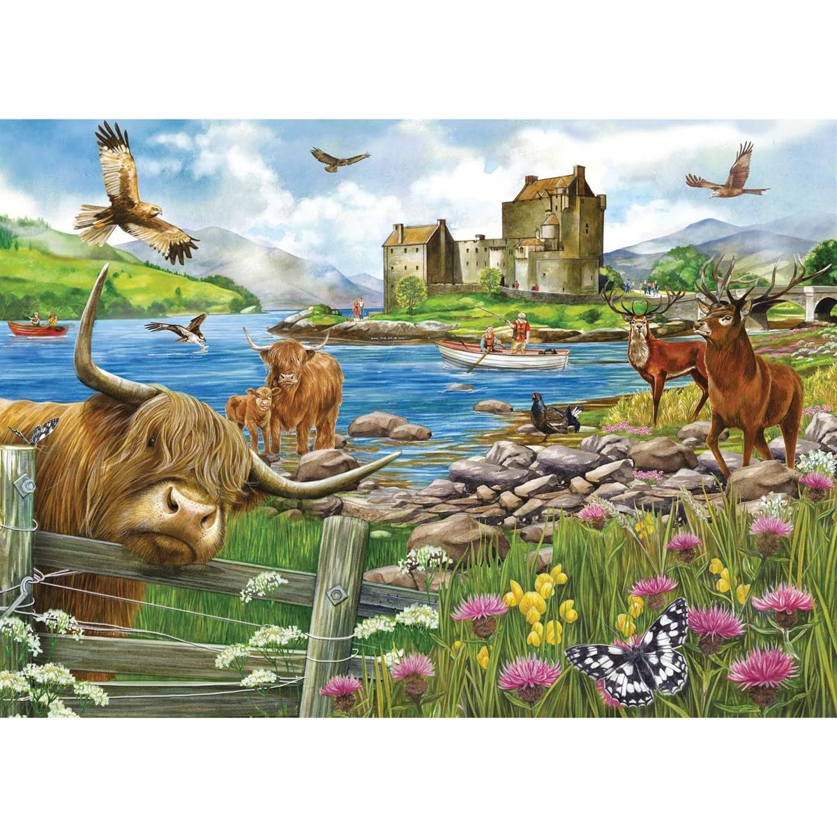 The Highlands Jigsaw Puzzle, 69 x 48 cm