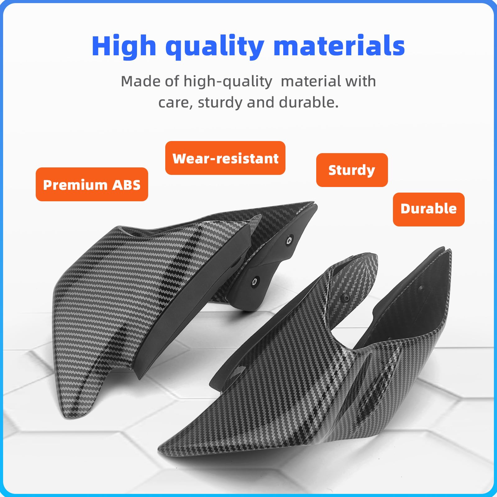 Amazon.com: GZDL Moto 675ss Side Wind Fairing Winglets,Motorcycle