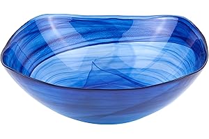 Opulent Murano Glass Bowl: A Symphony of Art and Grandeur
