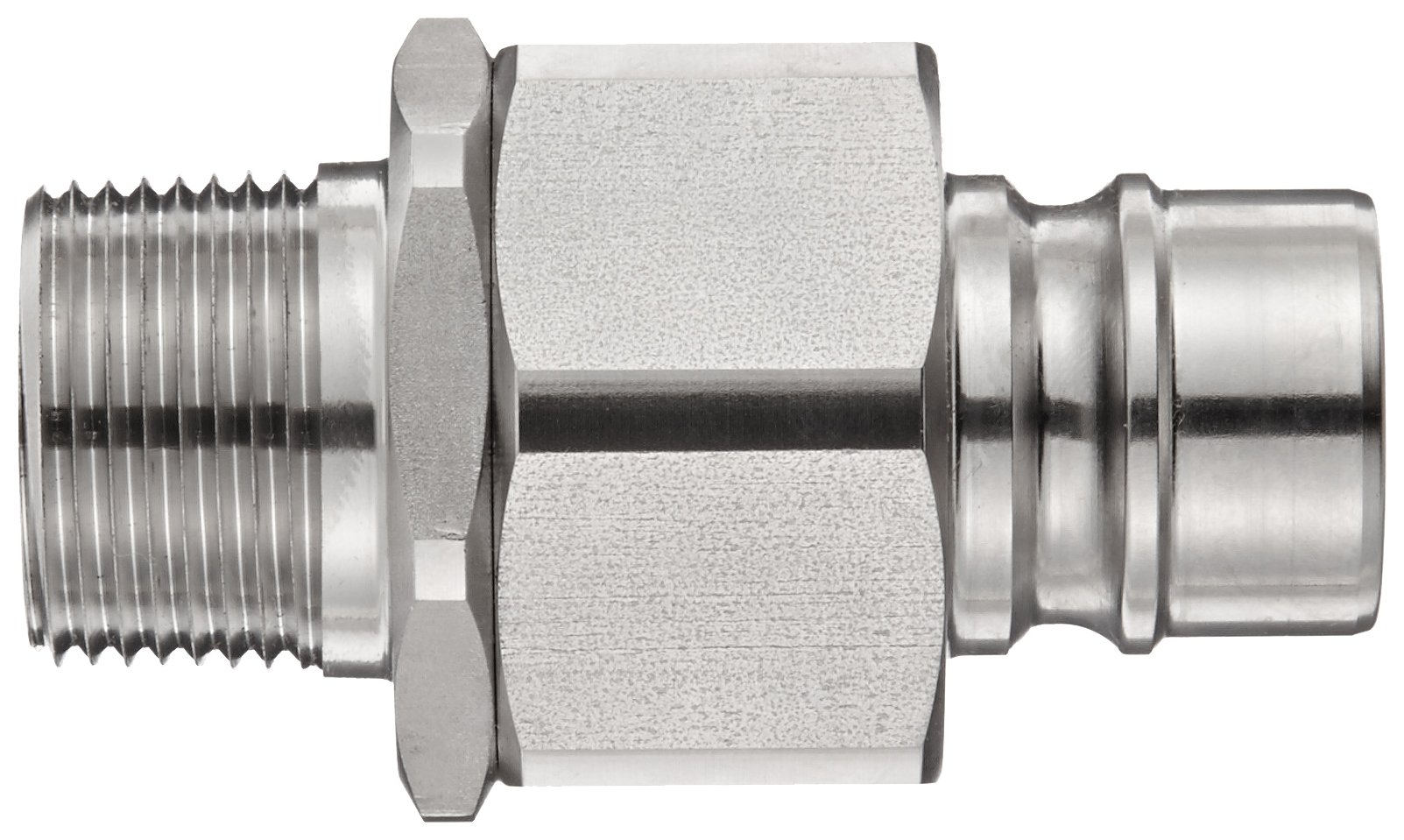 Snap-Tite SVHN12-12M Stainless Steel 316 H-Shape Quick-Disconnect Hose Coupling, Nipple, 3/4