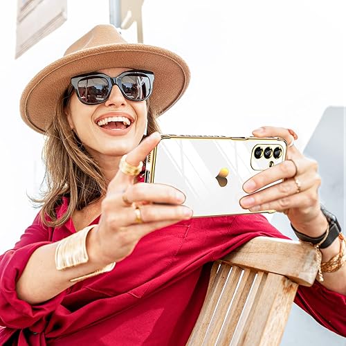 Miniatura 5 de LeYi Funda para Samsung Galaxy A13 5G con protección estética completa de lente de cámara + 2 piezas protector de pantalla de vidrio templado, funda