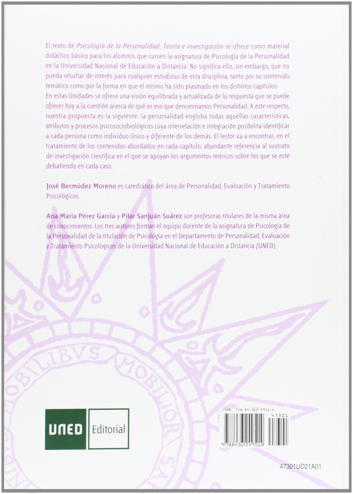 Psicología de La Personalidad: Teoría E Investigación .Volumen II