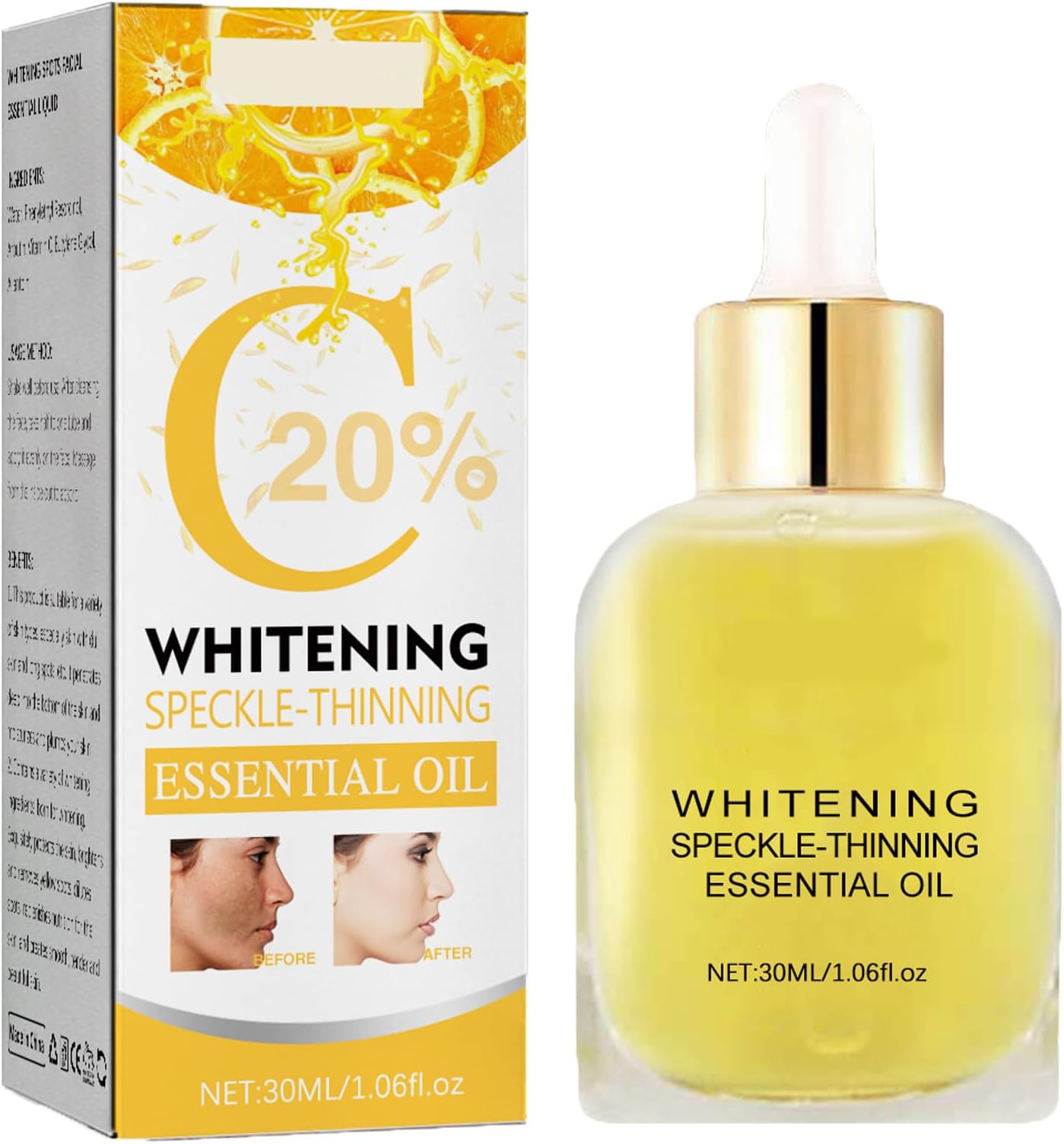 Vitamin C Serum for Face,Vitamin C Dark Spot Corrector,Age Spot Remover for Face,Brightening Dark Spots Remover for Face,Anti Aging Serum for Women & Men,Essence Skincare Serum with 20% Vitamin C