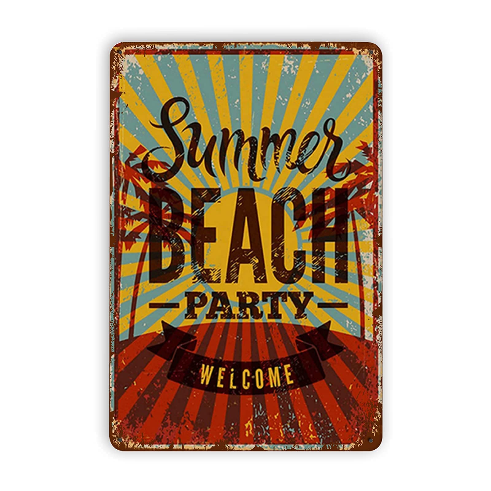 Targa In Metallo 30 X 20 Cm, Decorazioni Da Parete E Uscita - Foto 9