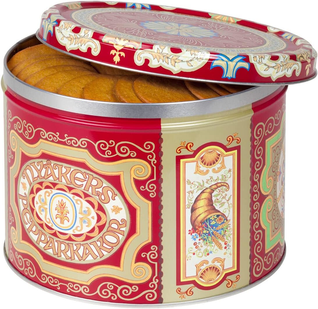 Sweet and Spicy Gingersnap Cookies - Original Flavor Nyakers Gingersnap Cookies, Net Wt. 31.5oz (1,96 lbs.) 900g