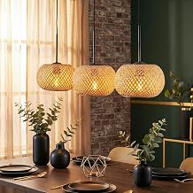 Bauro Pendant Light, Écru Pendant Light, 3-Lights
