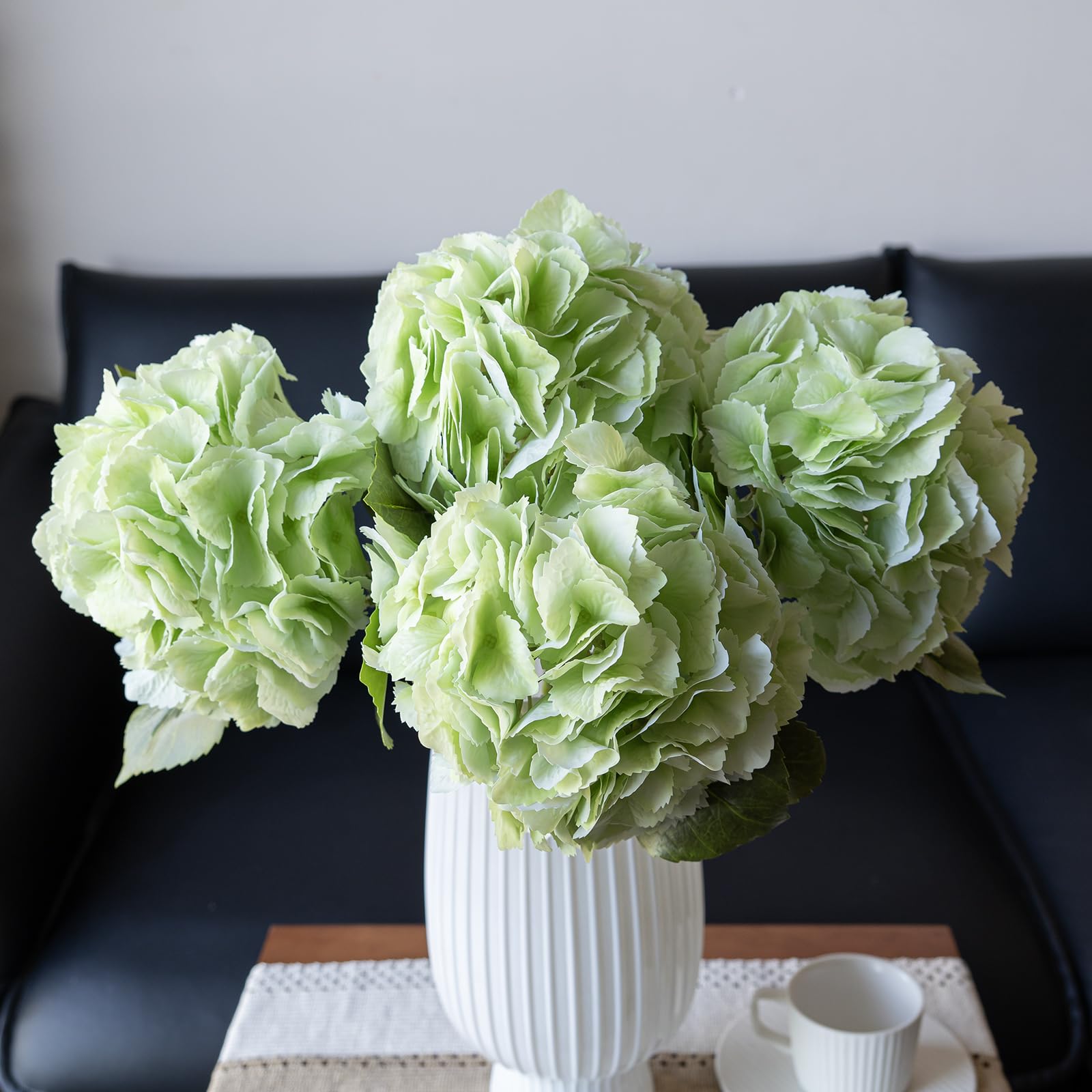 Hortensia artificiel réaliste DUYONE | Fini les fleurs fanées dans votre décoration