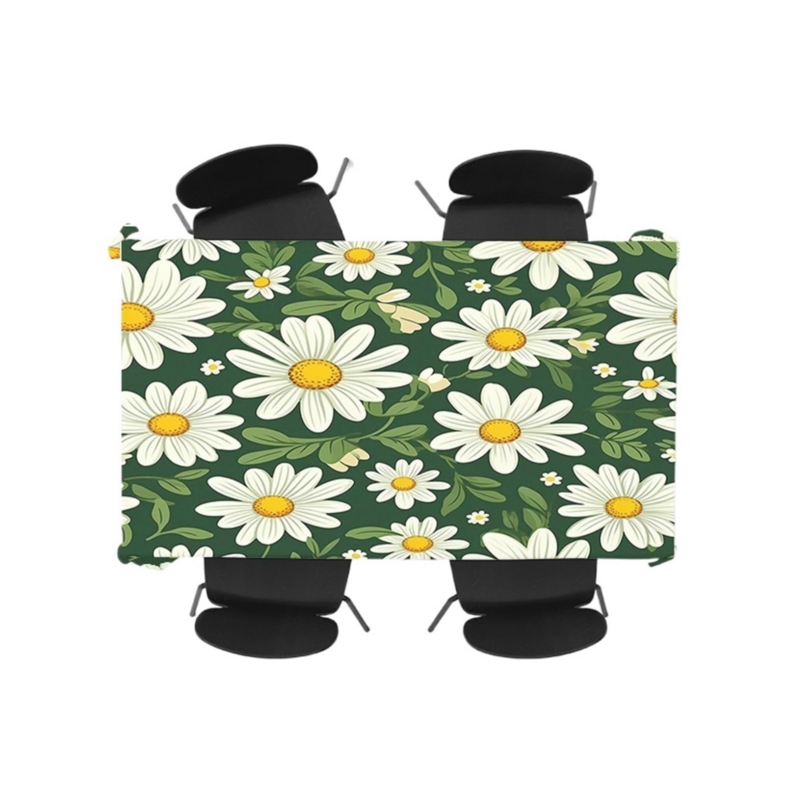 Mantel Flores Mantel Floral Moderno for decoración del hogar con Estampado de vegetación, Tela fácil Cuidado for Comedor o Cocina, Varios tamaños Disponibles(100X140CM)