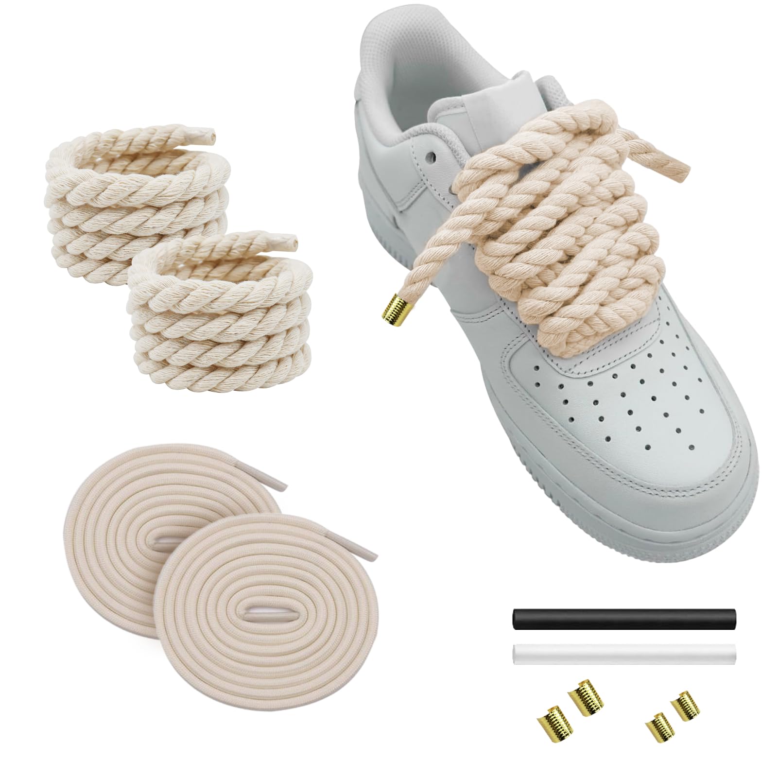 Lacci In Corda Come Mettere I Lacci Alle Scarpe, 2 Pratici Tutorial - IT  Rope Laces Air Force 1