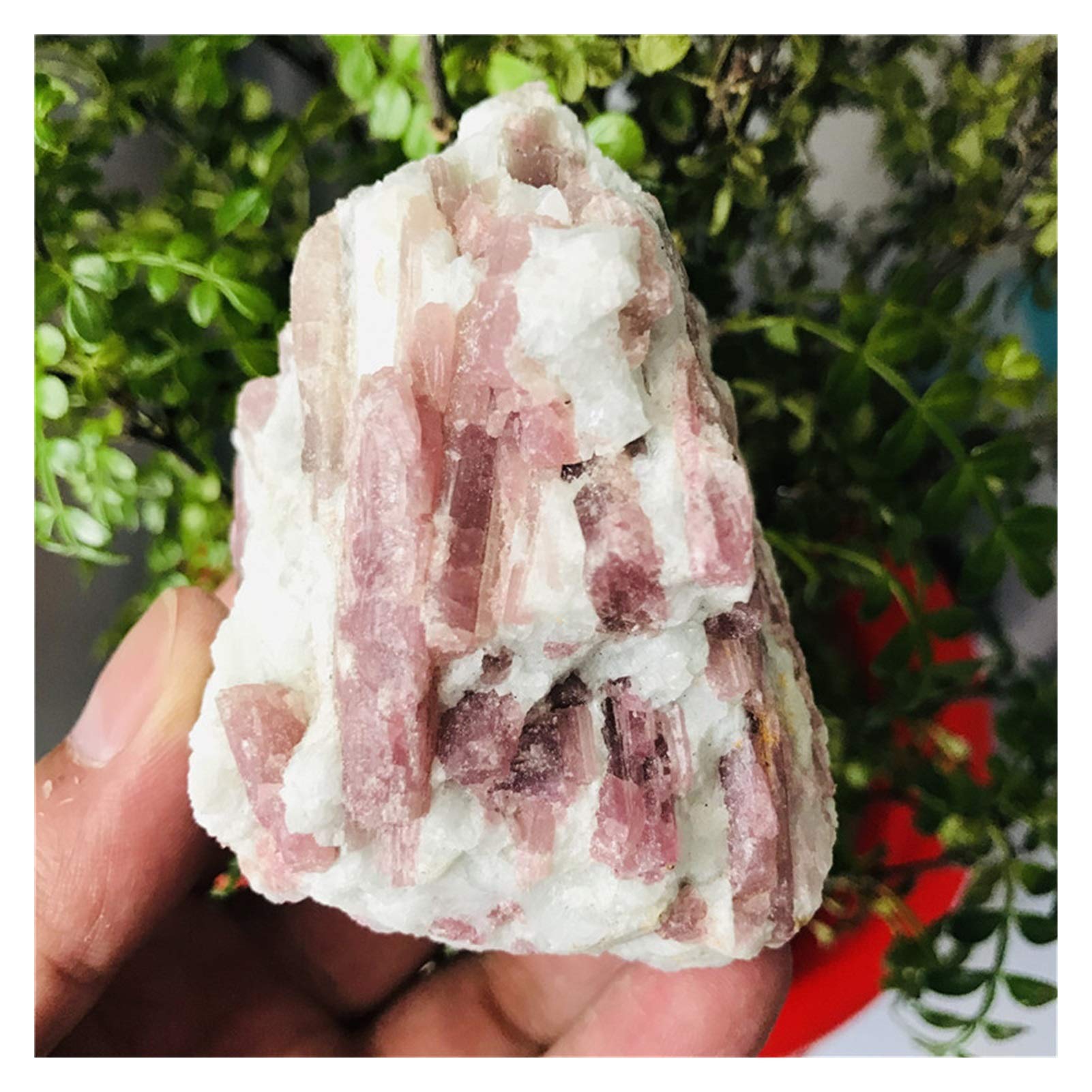 100-150g Natural red tourmaline rought stone rubellite stones crystal specimens