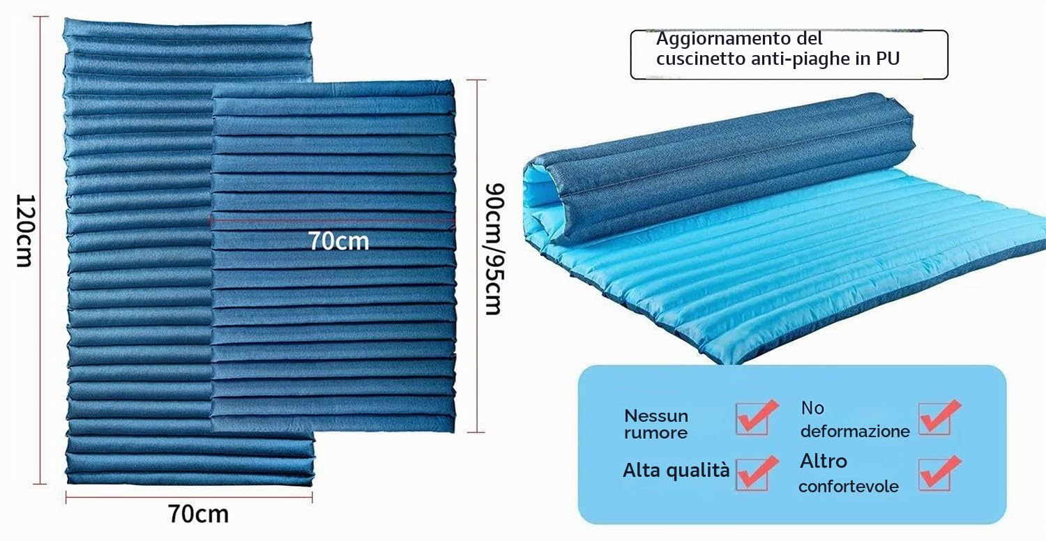 Materasso Antidecubito,Materassino Antidecubito Per Anziani,Disponibile Bifacciale,Prevenire E Lenire Le Piaghe Da Decubito,Adatto A Pazienti Costretti A Letto Per Lungo Tempo