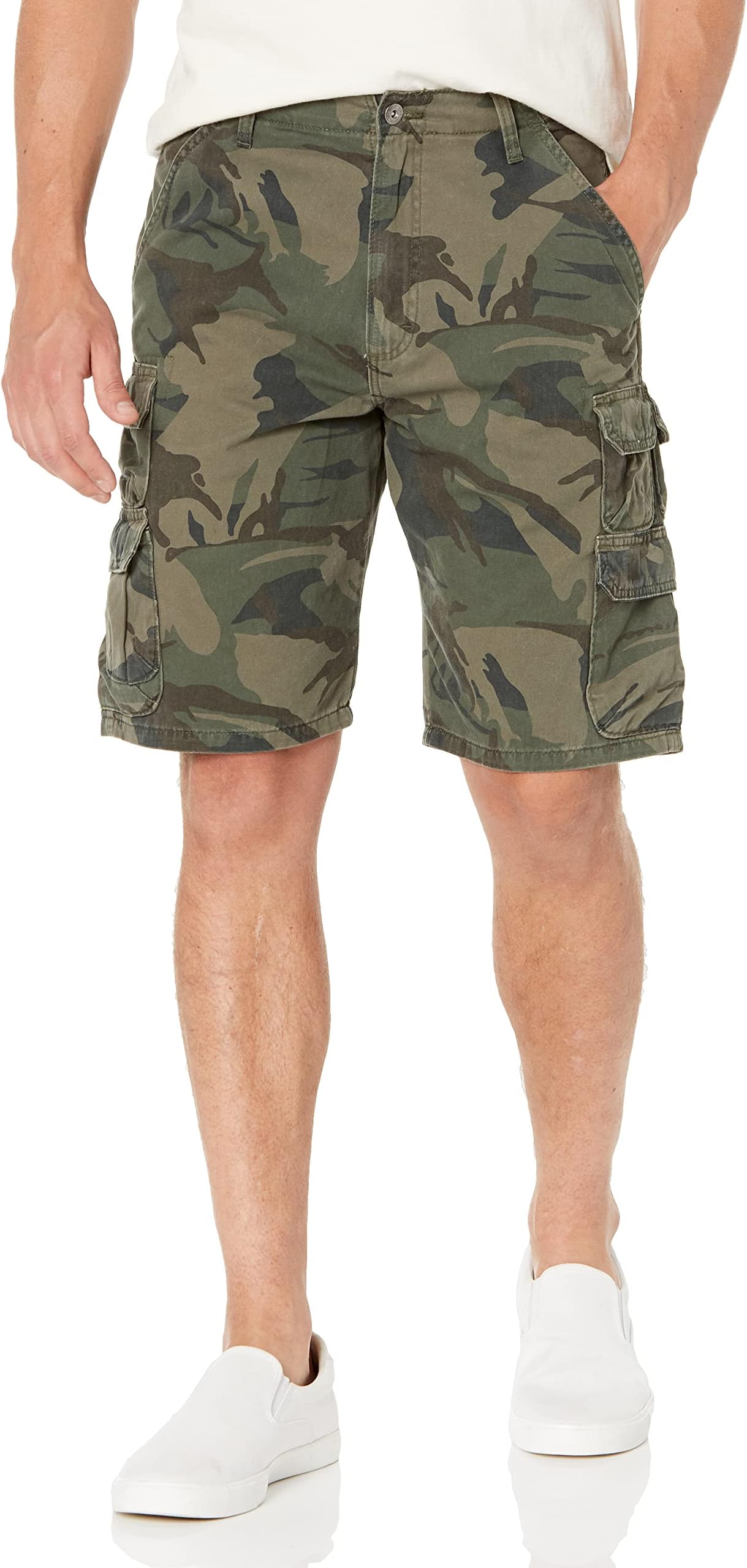 Wrangler AuthenticsMen’s Premium Twill Cargo Short