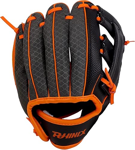 Miniatura 3 de PHINIX Guantes de béisbol para niños de Tee Ball y guantes de entrenamiento de 21.6 cm