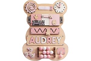 Personalized Montessori Busy Board with Name