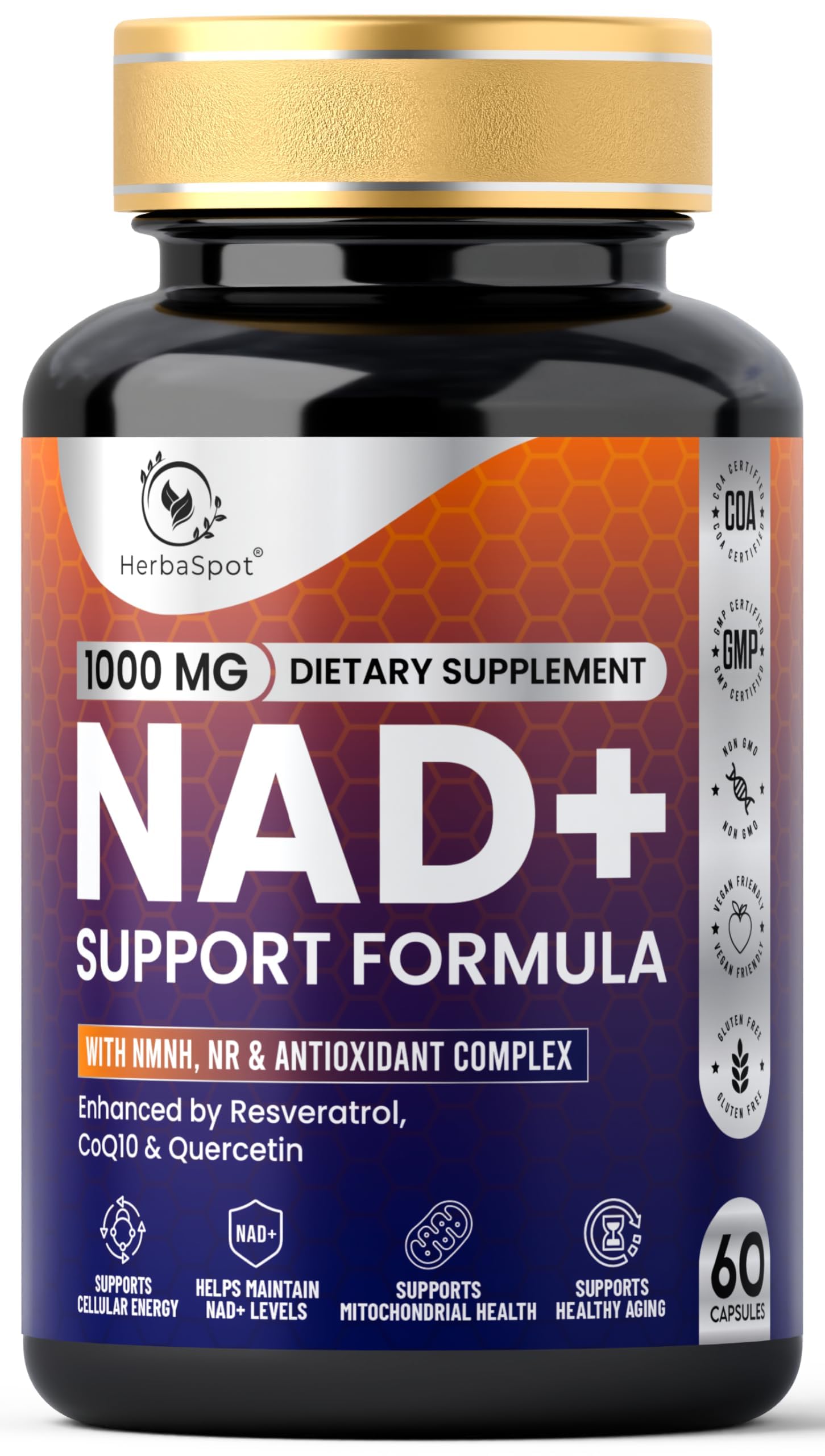 17-in-1 NAD+ 1000mg | Next Gen NMN + NR | Healthy Aging Support