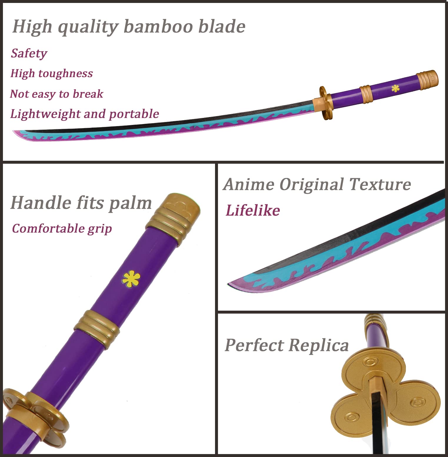 Roronoa Zoro Replica Cosplay Swords,Yama Enma,for Role-Playing and Collection