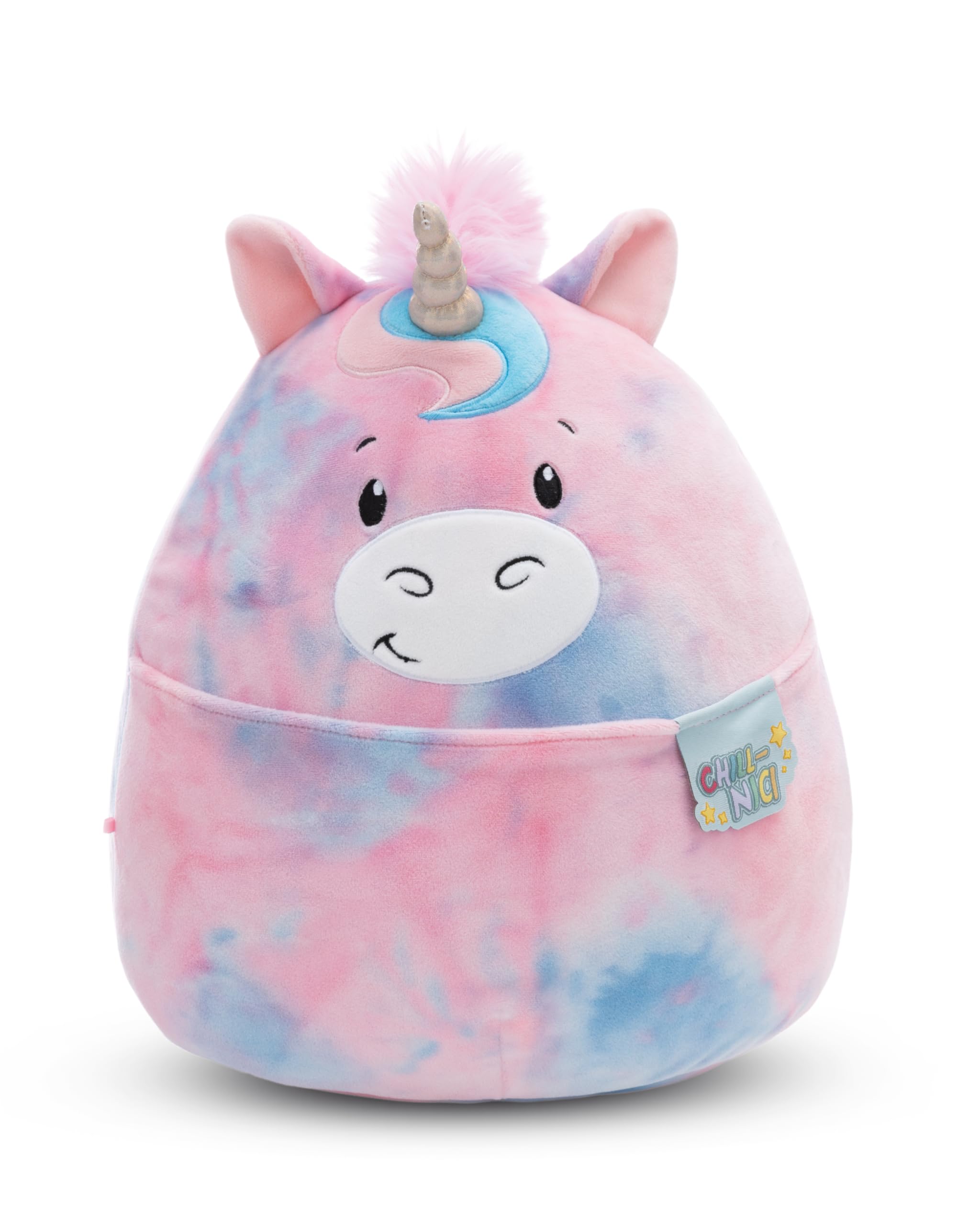 NICI soft toy Chill-NICI unicorn 30cm colorful - Cuddly cute plush to snuggle and play with, for children & adults, great gift idea - 61403